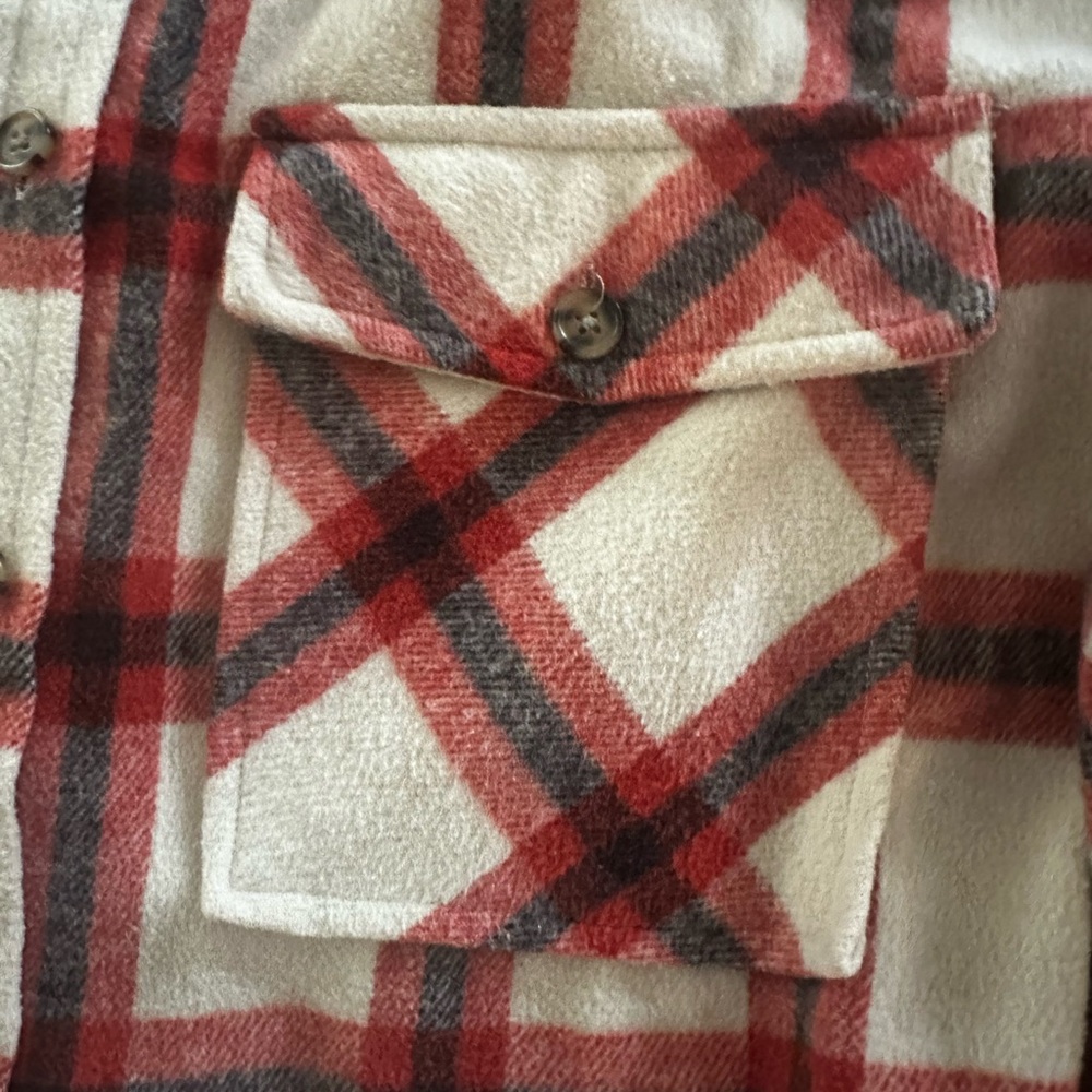 Dizzy Lizzy Los Angeles Plaid Flannel Shirt L - Picture 4 of 7